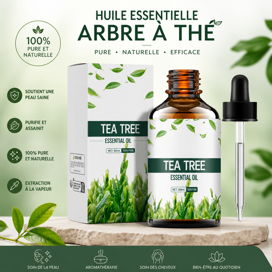 Huile essentielles d'arbre a thé (1OO mL)